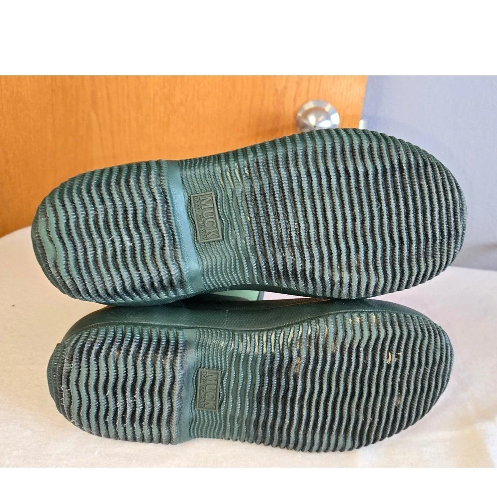 Muck Boot Company Scrub Green Waterproof Rubber Neoprene Work Boots Mens 8 Wmn 9